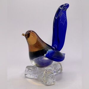 Art Murano ICET Glass Bird Figurine